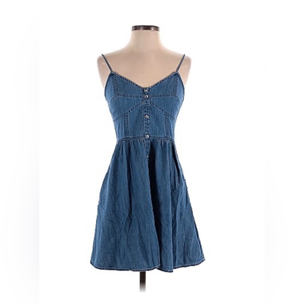 Denim cami dress